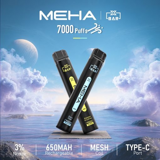 【D倉】Meha Xbar 小黑條 7000 Puffs 拋棄式電子煙（買十送一）